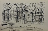 Jardins de Paris.. Lithographie originale de M. Mac Avoy. Dessin de Diverly. VALLAS (Jean-Louis).