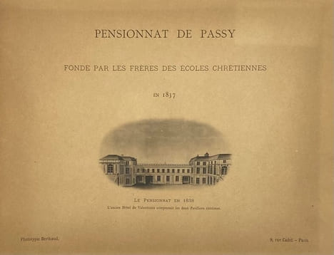 Pensionnat de Passy fondé par les Frères des Écoles chrétiennes en 1837. Album du Pensionnat de Passy en 1895.. [SAINT-JEAN-DE-PASSY]. 