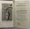 'Ann'Quin bredouille ou Le Petit cousin de Tristram Shandy. Oeuvre posthume de Jacqueline Lycurgues, actuellement fifre-major au greffe des menus ...