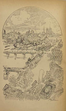 Le Long des quais. Bouquinistes, bouquineurs, bouquins. Deuxième édition ornée de dessins de A. Robida et de J. Boullaire. Préace de M. Emile Le ...