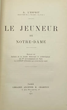 Le Jeûneur de Notre-Dame.. L'ESPRIT (Adolphe).