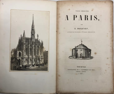 Trois semaines à Paris.