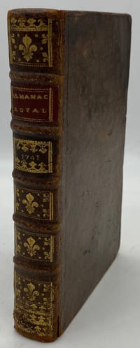ALMANACH royal, année 1741.