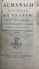 ALMANACH National de France, l'an dixième de la République française. une et indivisible. Présenté au gouvernement et aux premières autorités. [1802] 