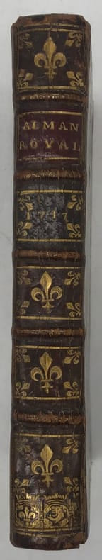 ALMANACH royal pour l'année 1717. calculé au méridien de Paris