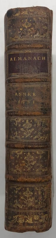 ALMANACH Royal, année commune 1791.