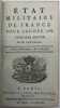 État militaire de France pour l'année 1788. Trentième édition. ROUSSEL (Jacques de)