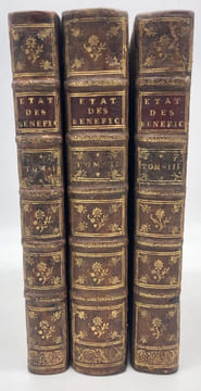 État des archevêchez, évêchez, abbayes et prieurez de France. tant d'hommes que de filles, de nomination et collation royale, dans lequel on trouve ...