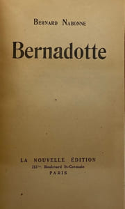Bernadotte.