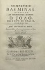 Compendio das minas. dedicado ao Serenissimo Senhor D. Joao, Principe do Brazil. Segunda impressao. DA ROSA (Jos&eacute; Antonio).