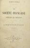 La Société française pendant le Consulat.. STENGER (Gilbert)