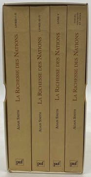 Enquête sur la nature et les causes de la richesse des nations. Traduction nouvelle d'après la première édition, avec les variantes des éditions ...