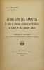Étude sur les bandites, le culte et les diverses situations particulières au Comté de Nice annexé (1860). Recherches de droit public sur le respect ...