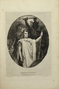 L'Art français pendant la guerre de 1870-1871 et la Commune, I. La Bibliothèque du Louvre et la collection bibliographique Motteley. Fac-simile du tableau de Hébert