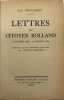 Lettres au citoyen Rolland.. 5 octobre 1858 - 29 juillet 1862. Présentées avec une introduction et des notes par Jacques Bompard. PROUDHON ...