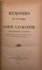 Mémoires et souvenirs. du comte Lavallette, ancien aide de camp de Napoléon, directeur des postes sous le Premier Empire et pendant les Cent-jours. ...