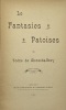 Le Fantasies patoises du Toëne de Montchaffrey... [BOUQUET (Marius)].