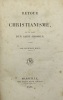 Retour au christianisme de la part d'un saint-simonien.. Avec une correspondance saint-simonienne. DORY (Alphonse).