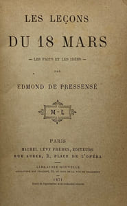 Les Leçons du 18 mars. - Les faits et les idées. -