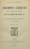 Anecdotes curieuses de la cour de France sous le règne de Louis XV.. Texte original publié pour la première fois par P. Fould. TOUSSAINT ...