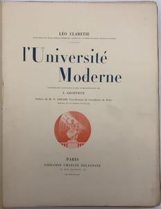 L'Université moderne. Contenant soixante-cinq compositions de J. Geoffroy. Préface de O. Gréard