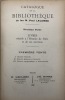 Catalogue de la bibliothèque de feu M. Paul Lacombe. bibliothécaire honoraire de la Bibliothèque nationale (...). Deuxième partie. Livres relatifs à ...