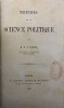 Principes de la science politique... PARIEU (Marie-Louis-Pierre-Félix Esquirou de).