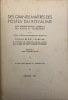 Des Grands maîtres des postes du Royaume aux administrateurs généraux des postes et télégraphes.. Légères contributions biographiques réunies par ...