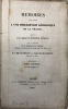 Mémoires pour servir à une description géologique de la France. rédigés par ordre de Monsieur Becquey, sous la direction de M. Brochant de Villars. ...
