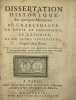 Dissertation historique sur quelques monnoyes de Charlemagne de Louis le Débonnaire, de Lothaire, et de leurs successeurs, frapées dans Rome. Par ...