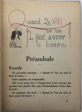 Monseigneur le vin. L'Art de boire. Préparer, servir, boire. FOREST (Louis) et MARTIN (Charles)
