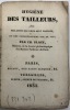 Hygiène des tailleurs. les maladies qui leur sont propres, et des considérations sur la vue. PLACE (Charles).