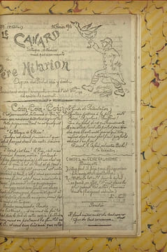 Le Canard poétique, littéraire mais pas au navets, du Père Hilarion. organe des poilus qui y sont, paraissant irrégulièrement quand l'état de sa ...