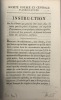 Société royale et centrale d'agriculture. Instruction sur les plantes qui peuvent être mises dans les terres que les pluies d'automne ont empêché ...