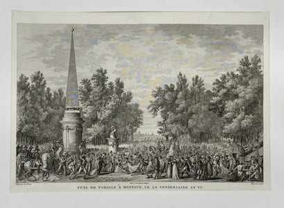 Fête de Virgile à Mantoue, le 24 Vendémiaire an VI.