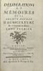Délibérations et mémoires de la Société royale d'agriculture de la généralité de Rouen.. Tome premier. [AGRONOMIE]. 
