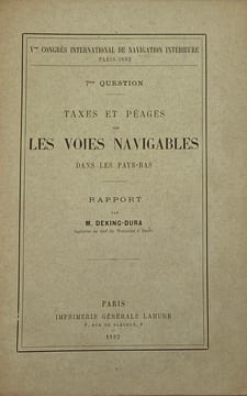 Vme Congrès international de navigation intérieure, III. 7me - 9me questions.. [CANAUX]. 