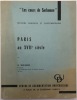 Les Cours de Sorbonne, histoire moderne et contemporaine. Paris au XVIIe siècle... MOUSNIER (Roland).