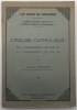 Les Cours de Sorbonne, certificat d'études supérieures d'histoire moderne et contemporaine. L'Église catholique de l'avènement de Pie VII à ...