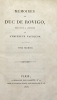 Mémoires pour servir à l'histoire de l'Empereur Napoléon.. SAVARY (Anne-Jean-René-Marie)