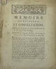 Mémoire à consulter, et consultation, pour les confrères de Saint Michel du cloître de la ville du Mans ;. contre les vénérables doyen, chanoines & ...