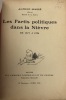 Les Partis politiques dans la Nièvre, de 1871 à 1906... MASSÉ (Alfred).