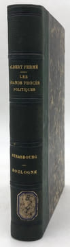 Les Grands procès politiques. Strasbourg, d'après les documents authentiques. Troisième édition. FERMÉ (Albert)