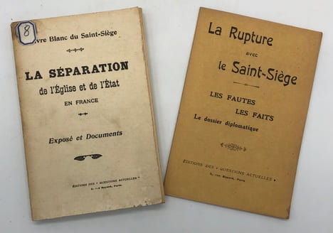 Livre Blanc du Saint-Siège. La Séparation de l'Église et de l'État en France. Exposé et documents. [LOI DE 1905] 