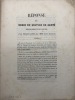 Réponse des chefs des services de santé des hôpitaux de Rouen. à un Mémoire publié par MM. leurs adjoints. [HELLIS (Clément-Eugène), FLAUBERT ...