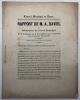 Conseil municipal de Rouen. Rapport de M. A. Daviel et délibération du Conseil municipal. sur la proposition de M. de Germiny pour l'assainissement du ...