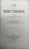Vie de la mère Thérèse. fondatrice de la Miséricorde de Laval. NURIT (Marc).