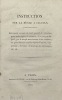 Instruction sur la règle à calculs.. Instrument servant de tarif général de  réduction pour toute espèce de mesures, et au moyen duquel, par le simple ...