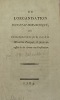 De l'Organisation d'un État monarchique. ou Considérations sur les vices de la monarchie françoise, & sur la nécessité de lui donner une constitution. ...