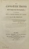 Les Constitutions révolutionnaires. en opposition avec la volonté générale de la Nation. DELBARE (François-Thomas).
